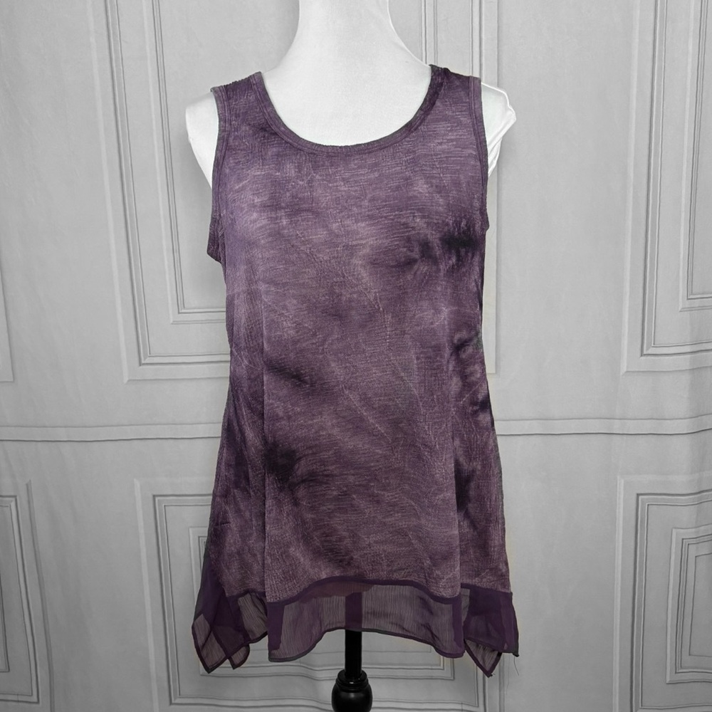 Purple tie dye Women's Top
